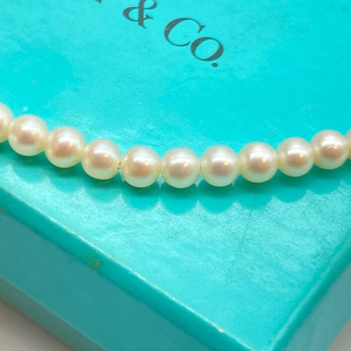 Tiffany & Co. Return to Pearl Ball Heart Bracelet 925 Silver 6 1/2" 5.0g - Picture 16 of 23