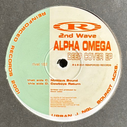 Alpha Omega – Deep Cover EP DISC 2 Drum & Bass DNB Reinforced 12" Vinyl Record - 第 1/4 張圖片