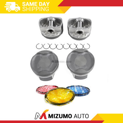 Pistons w/ Rings fit Fits 09-19 Toyota Highlander 2.7LDOHC