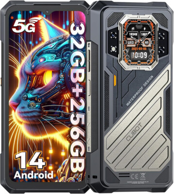 CUBOT KINGKONG X 5G Rugged Smartphone 32GB+256GB Android 14 Handy 10200mAh NFC