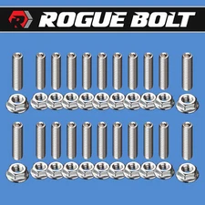 SBF OIL PAN STUD KIT BOLTS STAINLESS STEEL SMALL BLOCK FORD 289 302 351W 5.0L