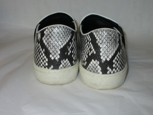 Women's Shoes Marc Fisher Cidni Slip On Fashion Sneaker Snake White Size 9.5. - Picture 2 of 6