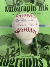 Don Schwall Autographed Rawling Major League Baseball Boston Red Sox A23