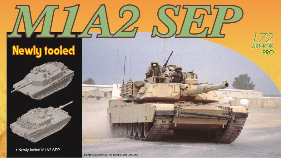 Dragon 7495 172 M1A2 Abrams SEP Military Tank Model Kit eBay