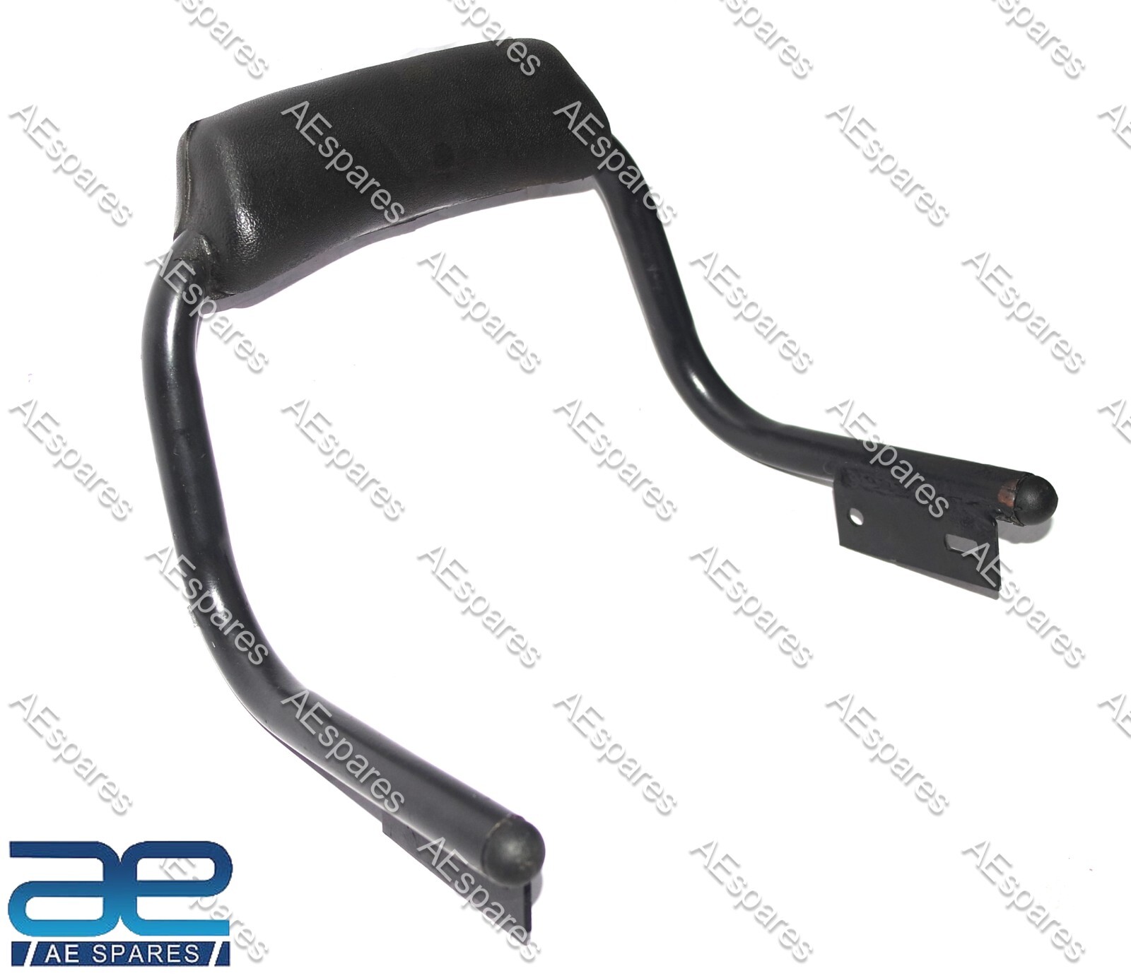 Para Real Enfield Classic Posterior Espalda Resto Agarrar Barra Negro Con Goma