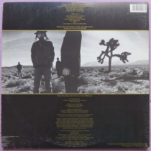 U2 - THE JOSHUA TREE - CANADA LP 1987 VG++/EX+ - Foto 2 di 13