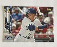 TOPPS 2020 BRIAN O'GRADY #548 ROOKIE OUTFIELD TAMPA BAY RAYS BASEBALL CARD. rookie card picture