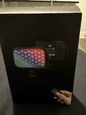 RGB Video Light, Rechargeable LED On-Camera Light with Soft Box, Adjustable H...