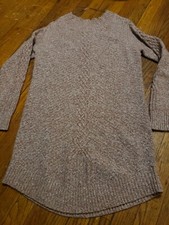 Prana Womens textured Cableknit Sweater Dress M size 8