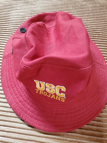 Rare Vintage USC Trojans RED Bucket 