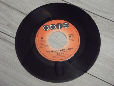 Dalida Depuis Il Venait D'avoir 18 Ans / Julien Vinyl 7'' 45 RPM