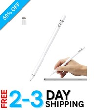 Precision Active Stylus Pen for iOS  Android - Dual Tip with Long Battery Life