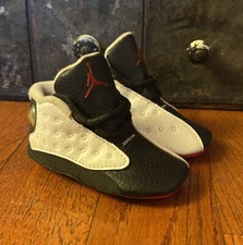 2018 Nike Air Jordan Retro 13 "He Got Game" White/True Red Crib Soft Shoes 3C