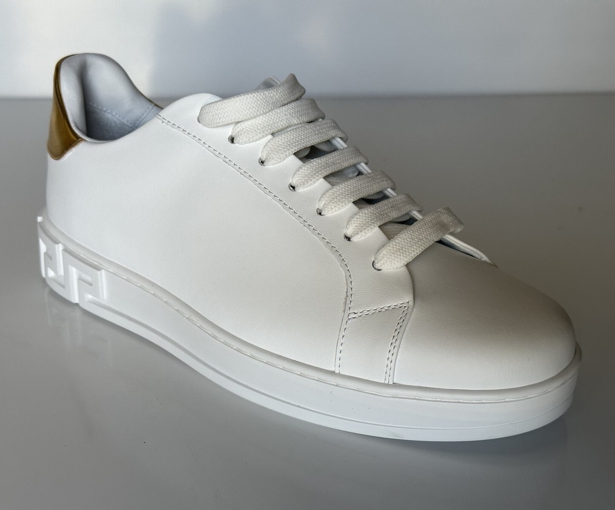 スニーカー Low Top Sneakers - Versace - Leather - White Versace Low Top Women's White Leather Sneakers 9 US (39 Euro
