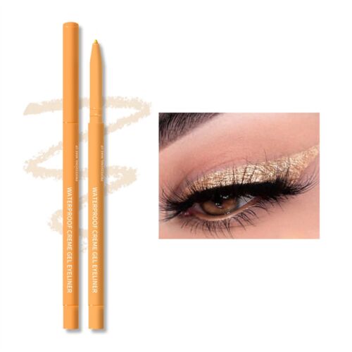 Lápiz delineador de ojos líquido colorido delineador de ojos gel pluma maquillaje impermeable de larga duración/ - Imagen 17 de 19