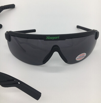 Vtg Newport Cigarettes Promo Wrap Around Sunglasses 90s Headband NOS