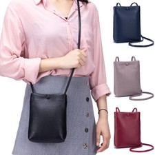 Women Leather Cell Phone Purse Crossbody Handbag Wallet Case Small Shoulder Bag