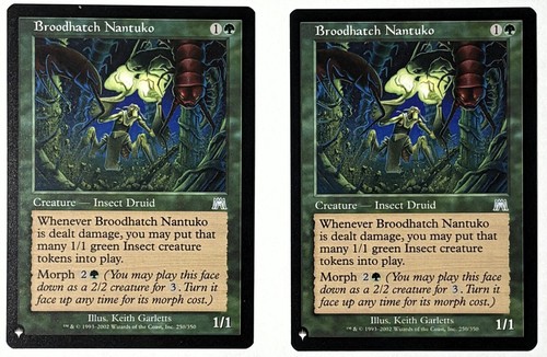 X2 MTG Onslaught (ONS 250) Broodhatch Nantuko -NM Pack Fresh- Uncommon -The List - Picture 2 of 2