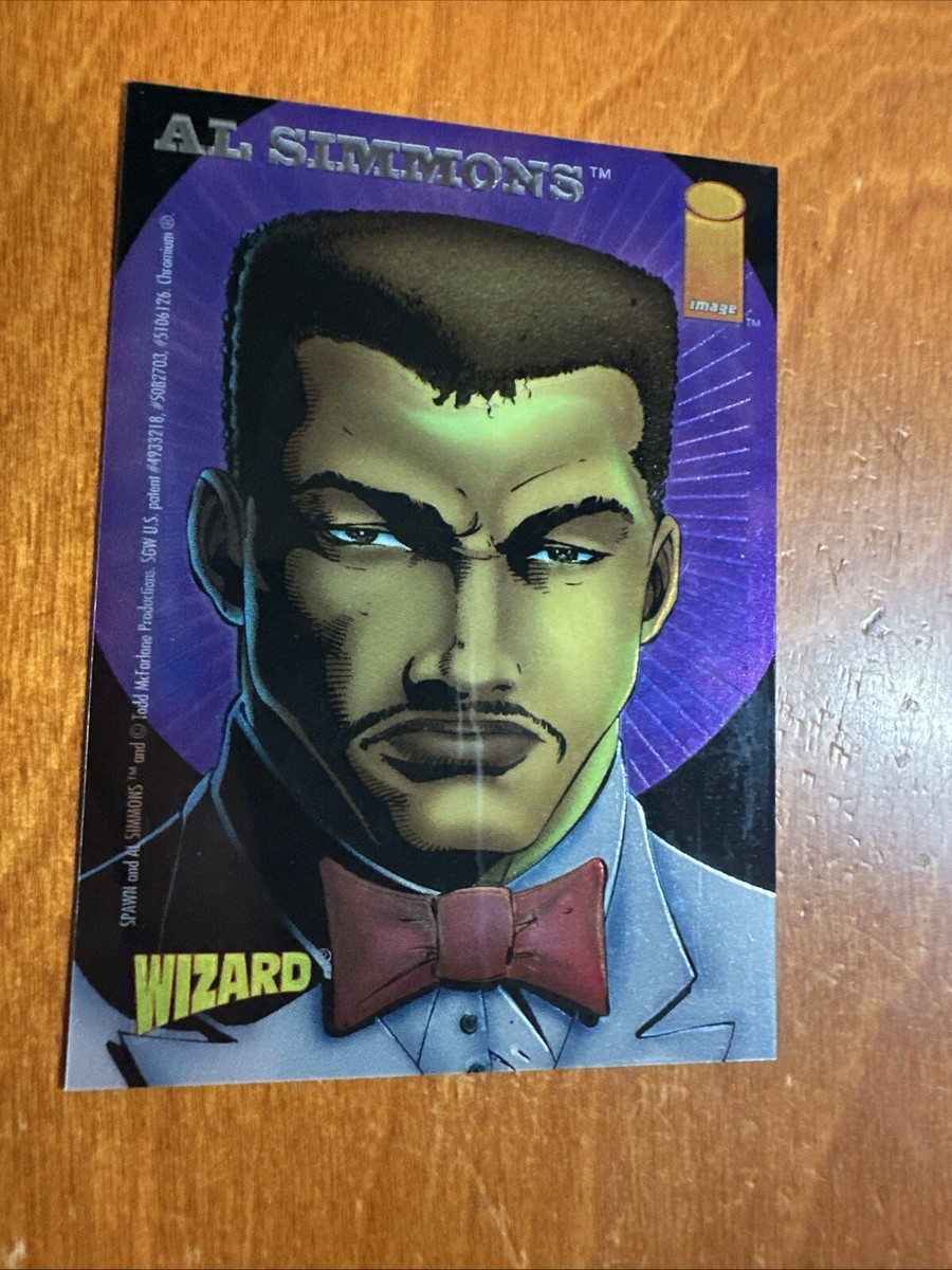 SPAWN/AL SIMMONS Chromium Promo Card #5 Wizard Magazine 1996 | eBay