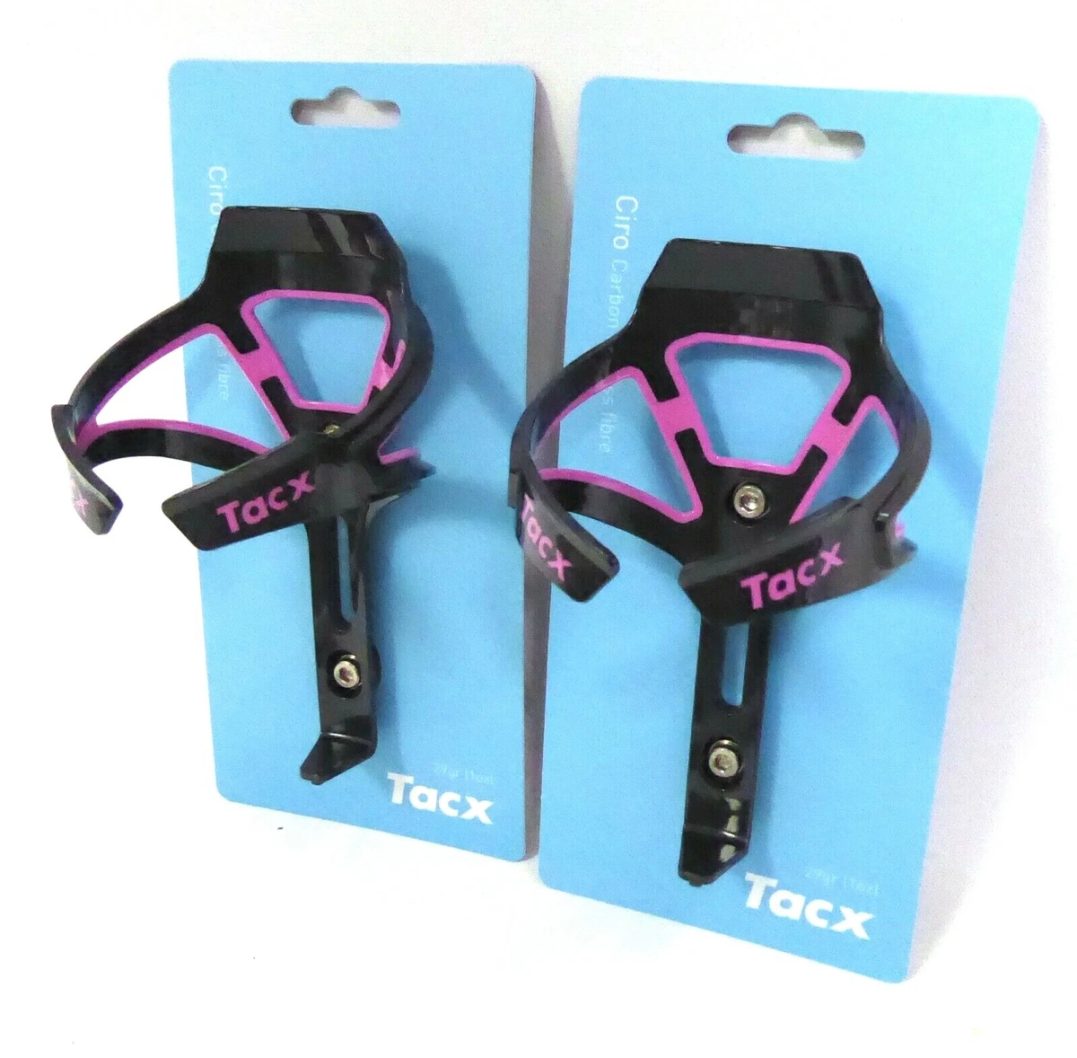 Tacx Ciro Carbon Water Bottle Cages Pink Pair eBay