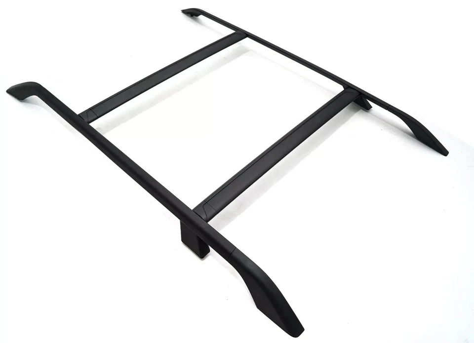 FOR LAND ROVER FREELANDER 2 L359 ROOF RAILS CROSS BAR RACK BLACK 4 PCS 2006-2014 - Image 3 of 4
