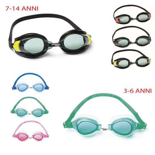 Occhialini Da Piscina Mare Nuoto Sport Protezione Uv Lenti Policarbonio  3332 | eBay