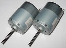 2 X Mabuchi RS-385PH Motor - Long Shaft 2.3mm - 12V DC - Model Train Hobby Motor