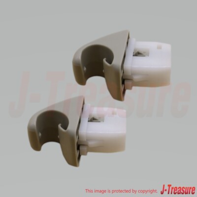 『L』 NISSAN ROGUE S35 2008-2015 Genuine Sun Visor Holder 96409-ED000 x2