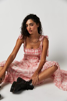 free people plaid maxi dress Piper Plaid Maxi Dress