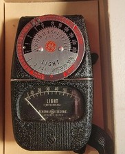 Vintage GE General Electric Light Exposure Meter Type DW-68 Made in USA