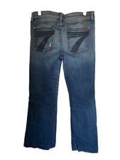 7 For All Mankind Dojo Womens Jeans Size 31 Wide Leg