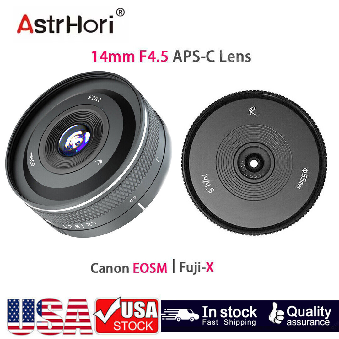Astrhori 14mm F4.5 Ultra Wide Angle MF Lens For Canon EF-M 