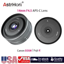 Astrhori 14mm F4.5 Ultra Wide Angle MF Lens For Canon EF-M 