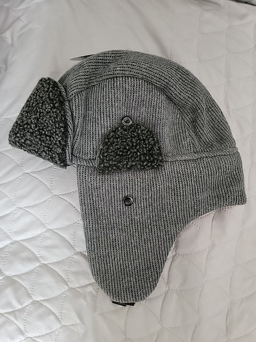 Polar Extreme Aviator Bomber Trapper Hat Fits Small - Medium Ear Flaps Quilted - Picture 8 of 10
