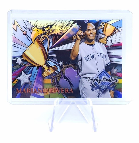 Mariano Rivera 2022 Topps Stadium Club Cromo Rifrattore Yankees Trophy Hunters - Foto 3 di 12