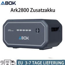 ABOK Ark2800 Zusatzakku 2160Wh LiFePO4 - Tragbare Powerstation Erweiterung DE
