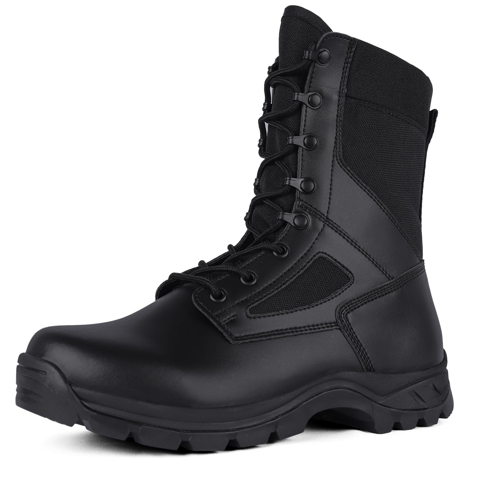 Men's Tactical Military Boots - Lightweight, Breathable for Army, Work, Motor...