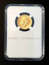 1911 King George V Full Sovereign Gold Coin In Capsule Great Condition