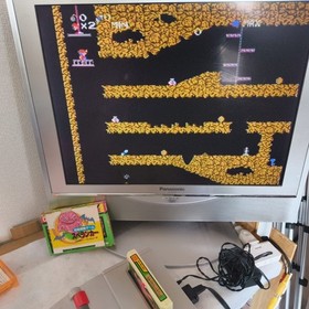 Spelunker with POP Famicom FC NES Cartridge, Manual in Box set, Working, Japan