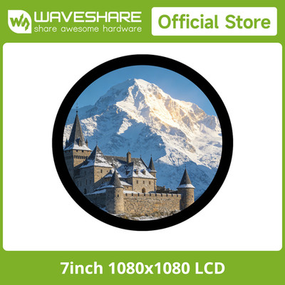 Waveshare 7inch HDMI Round Capacitive Touch Display1080×1080 IPS Display