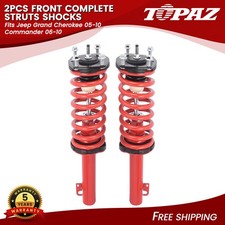 2pcs Front Complete Struts Shocks Fits Jeep Grand Cherokee 05-10 Commander 06-10 2pcs Front Complete Struts Shocks Fits Jeep Grand Cherokee 05-10 Commander 06-10