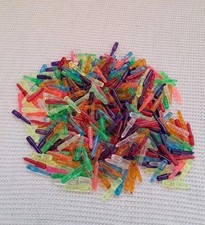 Vintage Lot of 400 Lite Brite Pegs Multi Colors 1 1/8  