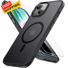 Miracase Magnetic for iPhone 14 Case 6.1 inch Compatible 14, Black