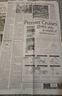 Vintage Zegrahm Space Voyages Animal Kingdom Walt Disney World Newspapers  — photo 5