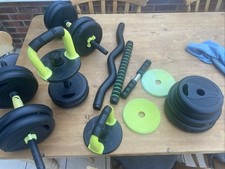 Weight Set 4 x 1.25kg 4 x 1.5kg 4 x 2kg 2 x 2.5kg Beginner Friendly Weights Gym