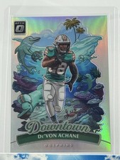 2025 Panini Donruss Optic Devon Achane Downtown! SSP Case Hit Miami Dolphins