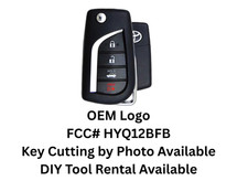Factory Oem Toyota Camry Corolla Keyless Entry Remote Flip Key Fob Hyq12bfb