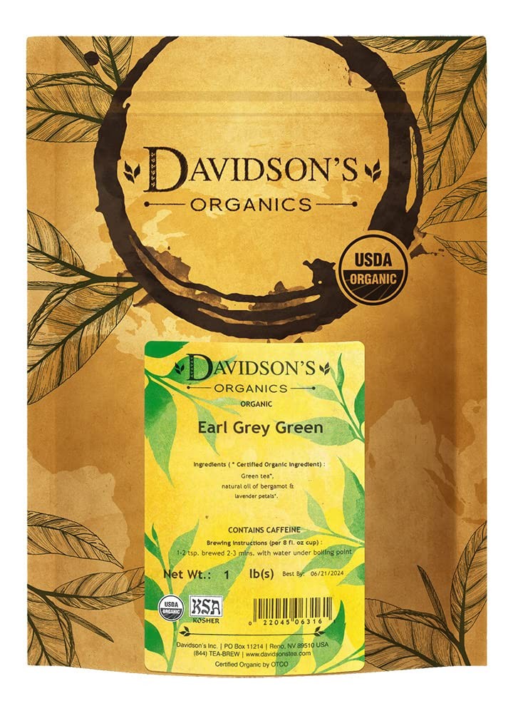 Bulk, Earl Of Grey Green, 16 Ounce 1 Pound (pack Of 1), Gree
