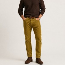 Todd Snyder Slim 5-Pocket Stretch Italian Corduroy Pant Green 30x32 fit 30x28
