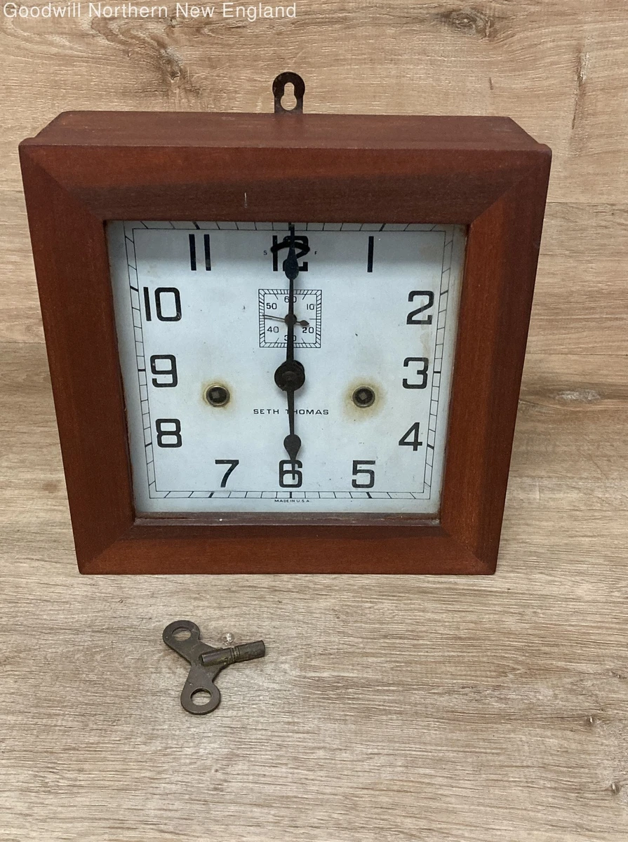 アメリカ製 ビンテージ  SETH THOMAS 八角掛時計 当時物【ジャンク】 Seth Thomas Wall Clock for sale | eBay